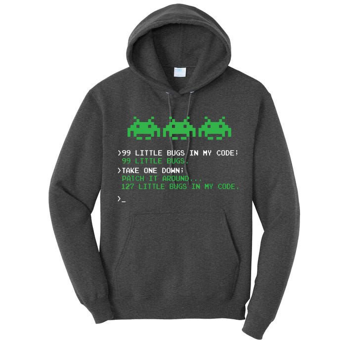 99 Little Bugs In The Code Software Engineer Programmer Tall Hoodie