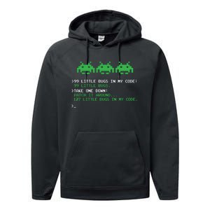 99 Little Bugs In The Code Software Engineer Programmer Performance Fleece Hoodie