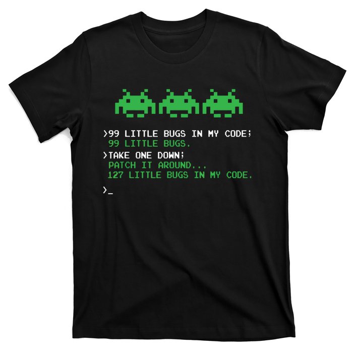 99 Little Bugs In The Code Software Engineer Programmer T-Shirt