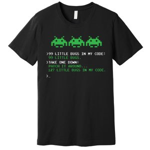 99 Little Bugs In The Code Software Engineer Programmer Premium T-Shirt