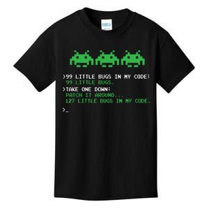 99 Little Bugs In The Code Software Engineer Programmer Kids T-Shirt