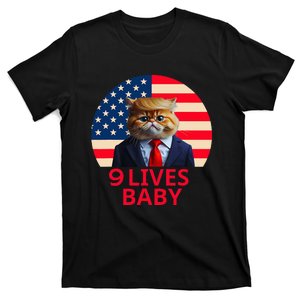 9 Lives Baby Trump Cute Cat 9 Lives Baby T-Shirt