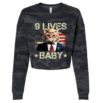 9 Lives Baby Cropped Pullover Crew