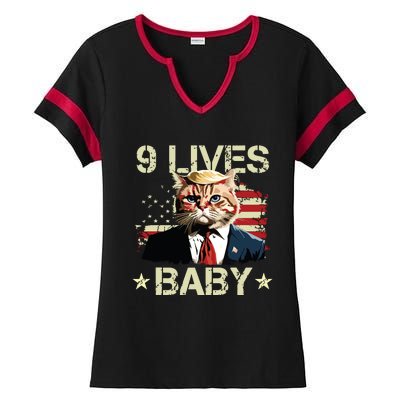 9 Lives Baby Ladies Halftime Notch Neck Tee