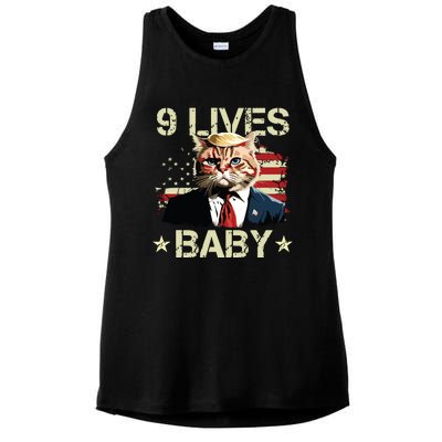 9 Lives Baby Ladies PosiCharge Tri-Blend Wicking Tank