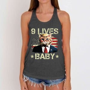 9 Lives Baby Women's Knotted Racerback Tank