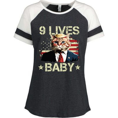 9 Lives Baby Enza Ladies Jersey Colorblock Tee