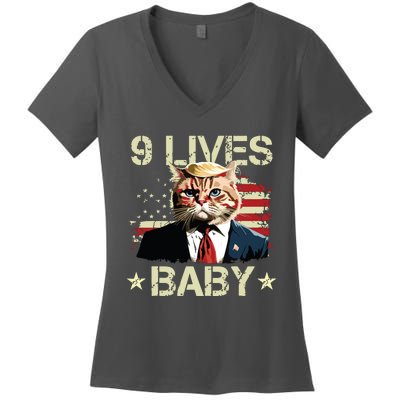 9 Lives Baby Women's V-Neck T-Shirt