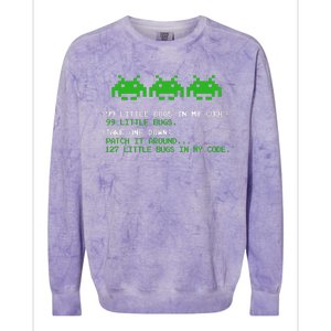 99 Little Bugs In The Code Software Engineer Programmer Colorblast Crewneck Sweatshirt