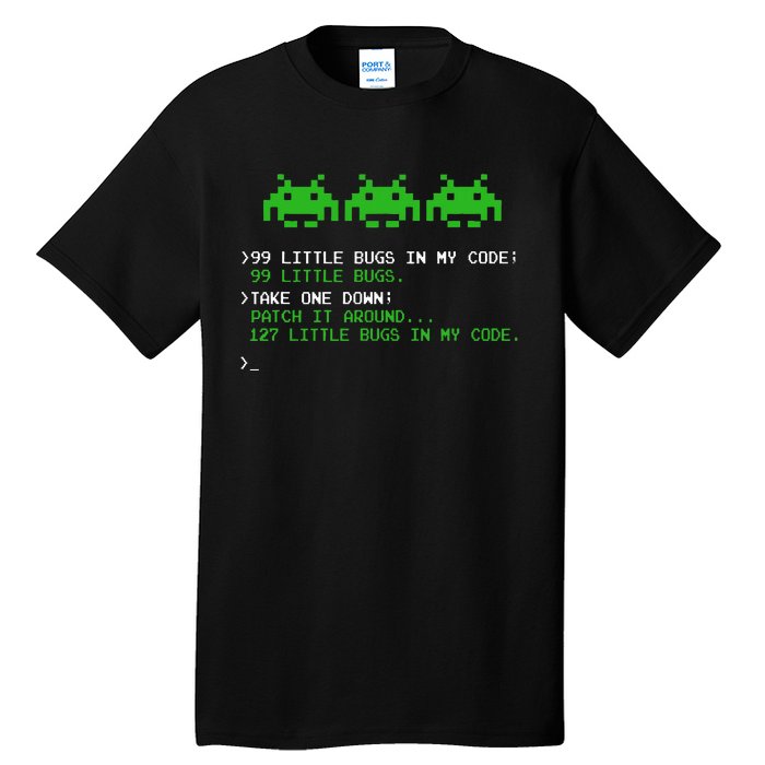 99 Little Bugs In The Code Software Engineer Programmer Tall T-Shirt