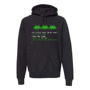 99 Little Bugs In The Code Software Engineer Programmer Premium Hoodie