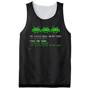 99 Little Bugs In The Code Software Engineer Programmer Mesh Reversible Basketball Jersey Tank