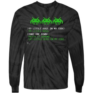 99 Little Bugs In The Code Software Engineer Programmer Tie-Dye Long Sleeve Shirt