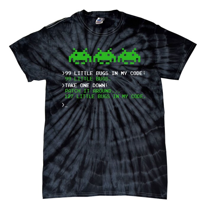 99 Little Bugs In The Code Software Engineer Programmer Tie-Dye T-Shirt