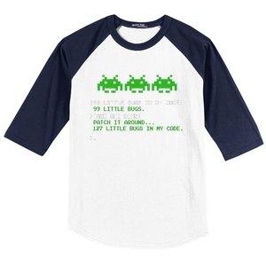 99 Little Bugs In The Code Software Engineer Programmer Baseball Sleeve Shirt