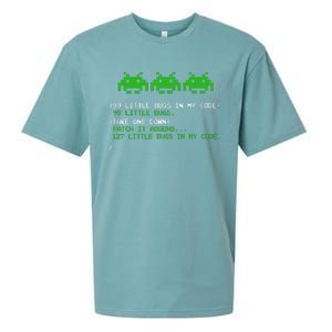 99 Little Bugs In The Code Software Engineer Programmer Sueded Cloud Jersey T-Shirt