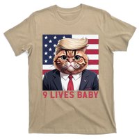 9 Lives Baby Funny Cat Trump Nine Lives Cat In Suite T-Shirt