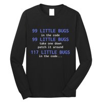 99 Little Bugs In The Code Computer Scientist Programmer It Long Sleeve Shirt