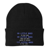 99 Little Bugs In The Code Computer Scientist Programmer It Knit Cap Winter Beanie