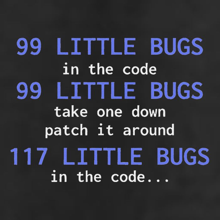 99 Little Bugs In The Code Computer Scientist Programmer It Knit Cap Winter Beanie