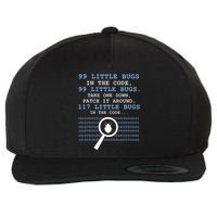 99 Little Bugs In The Code Wool Snapback Cap