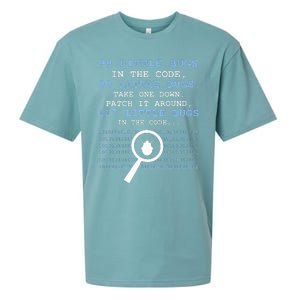 99 Little Bugs In The Code Sueded Cloud Jersey T-Shirt