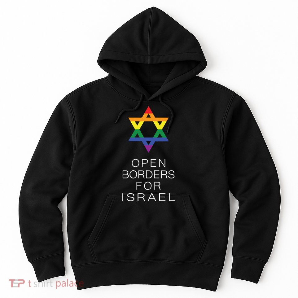 9Mmsmg Lgbtq Jewish Pride Open Borders For Israel Hoodie