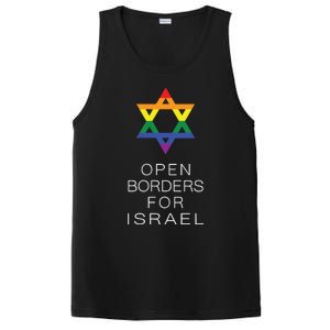 9Mmsmg Lgbtq Jewish Pride Open Borders For Israel PosiCharge Competitor Tank