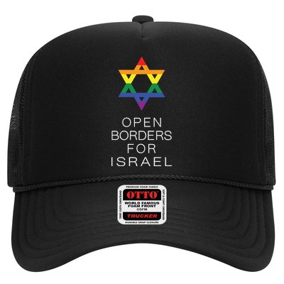 9Mmsmg Lgbtq Jewish Pride Open Borders For Israel Trucker Hat