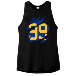 99 LA RAMS Ladies PosiCharge Tri-Blend Wicking Tank