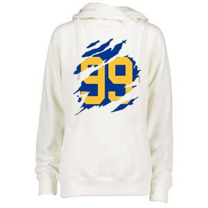 99 LA RAMS Womens Funnel Neck Pullover Hood