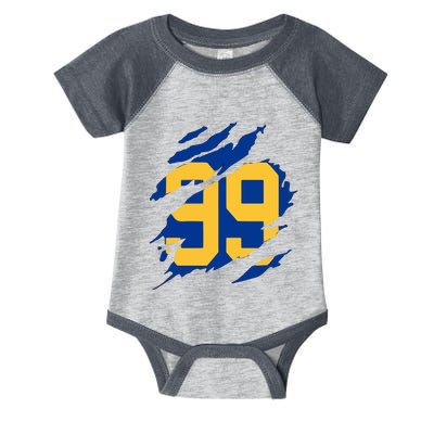 99 LA RAMS Infant Baby Jersey Bodysuit