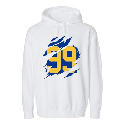 99 LA RAMS Garment-Dyed Fleece Hoodie