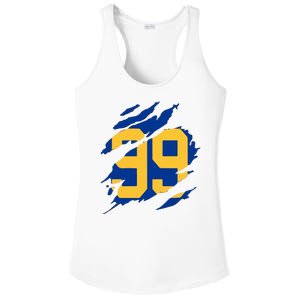 99 LA RAMS Ladies PosiCharge Competitor Racerback Tank