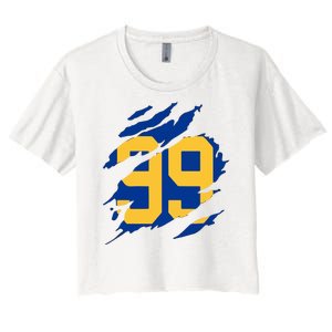 99 LA RAMS Women's Crop Top Tee