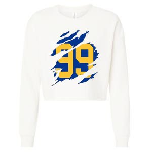 99 LA RAMS Cropped Pullover Crew