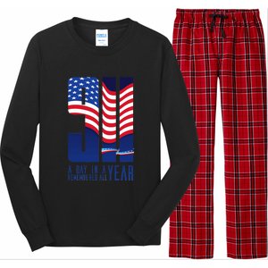 911 Memorial A Day In Remembered All Year Long Sleeve Pajama Set