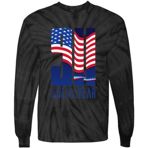 911 Memorial A Day In Remembered All Year Tie-Dye Long Sleeve Shirt