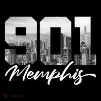 901 Memphis Area Code Tennessee Memphis City Skyline Baby Bodysuit