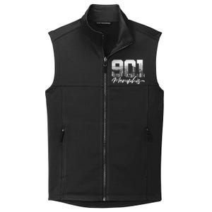 901 Memphis Area Code Tennessee Memphis City Skyline Collective Smooth Fleece Vest