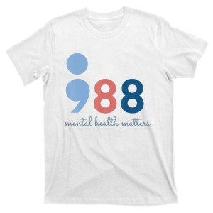 988 Mental Health Matters Suicide Prevention Awareness T-Shirt