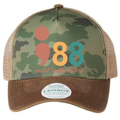 988 Mental Health Matters Retro Legacy Tie Dye Trucker Hat