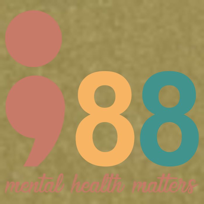 988 Mental Health Matters Retro Garment-Dyed Women's Muscle Tee