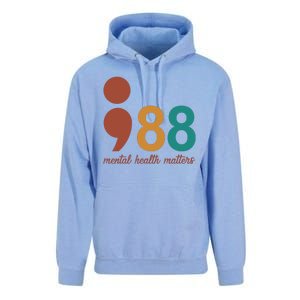 988 Mental Health Matters Retro Unisex Surf Hoodie