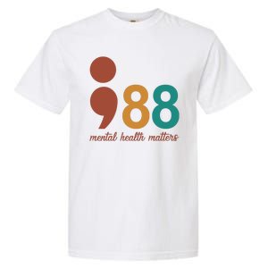 988 Mental Health Matters Retro Garment-Dyed Heavyweight T-Shirt