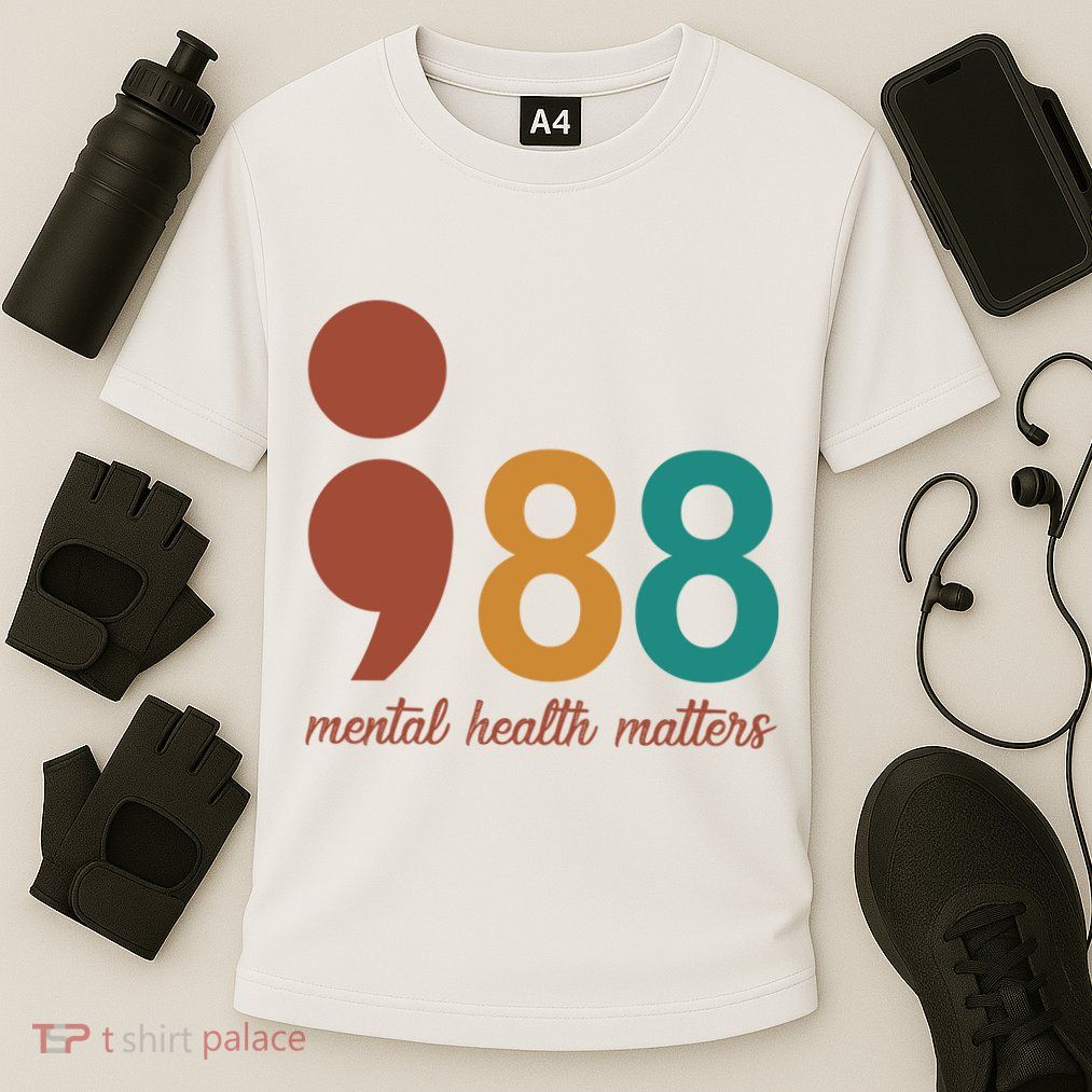 988 Mental Health Matters Retro Performance Shirt