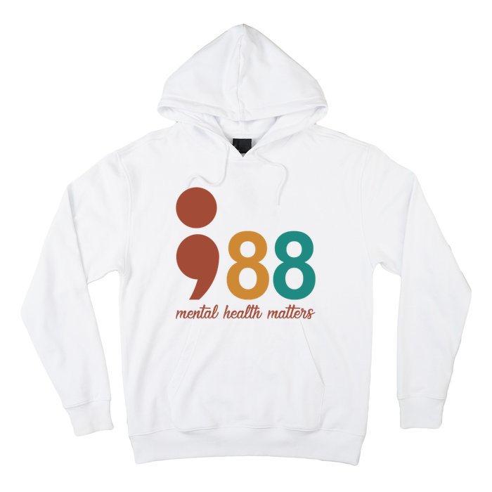 988 Mental Health Matters Retro Hoodie