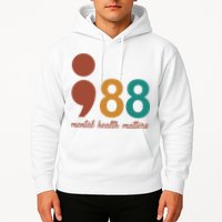 988 Mental Health Matters Retro Hoodie