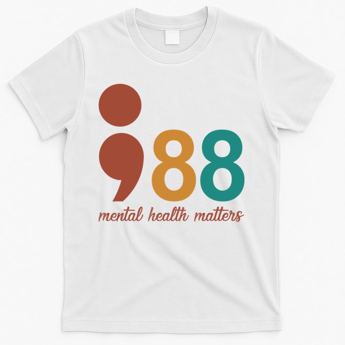 988 Mental Health Matters Retro T-Shirt