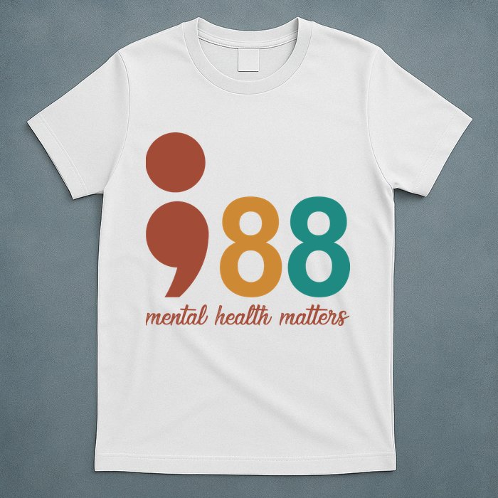 988 Mental Health Matters Retro T-Shirt
